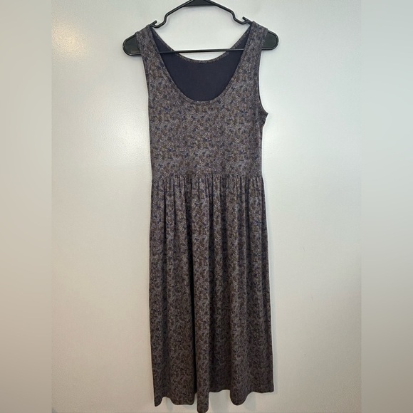 Sessun Sleeveless Abstract Blue Micro Dot Pattern Lightweight Midi Dress Size XS - Picture 11 of 16